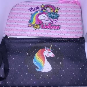 Unicorn pencil pouch (2 pouch)